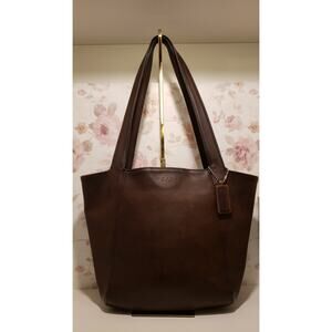 Vintage COACH Y2K Lexington Bucket Mahogany Brown Leather Shoulder Tote Bag 4181